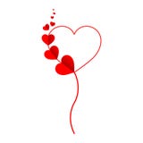 Valentine's Day XO Hearts Background Stock Illustration ...