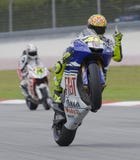 Valentino italiano Rossi da equipe de Fiat Yamaha