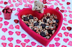 Valentinsgrußtag, Teddybär, lizenzfreie stockfotos Valentinsgrußtag, Teddybär, lizenzfreie stockfotos