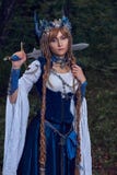 Valkyrie warrioress στο κοστούμι κισσών στοκ φωτογραφίες με δικαίωμα ελεύθερης χρήσης Valkyrie warrioress στο κοστούμι κισσών στοκ φωτογραφίες με δικαίωμα ελεύθερης χρήσης