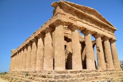 VALLE DEI TEMPLI AGRIGENTO ROVINE immagine stock VALLE DEI TEMPLI AGRIGENTO ROVINE immagine stock