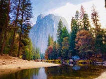 Vallée de parc/Yosemite de nation de Yosemite images stock Vallée de parc/Yosemite de nation de Yosemite images stock