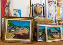 Valuable paintings collection
