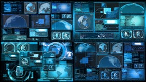 Van de Computergegevens van de technologieinterface het Digitale Scherm royalty-vrije illustratie Van de Computergegevens van de technologieinterface het Digitale Scherm royalty-vrije illustratie