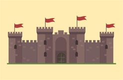 Van de het kasteeltoren van het beeldverhaalsprookje van de het pictogram leuk architectuur middeleeuws de fantasiehuis fairytale Stock Afbeelding Van de het kasteeltoren van het beeldverhaalsprookje van de het pictogram leuk architectuur middeleeuws de fantasiehuis fairytale Stock Afbeelding