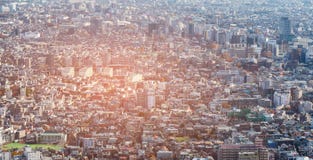 Van de de stadswoonplaats van Tokyo luchtmening de van de binnenstad Royalty-vrije Stock Afbeeldingen Van de de stadswoonplaats van Tokyo luchtmening de van de binnenstad Royalty-vrije Stock Afbeeldingen