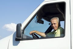 Van Driver Imagens de Stock Royalty Free Van Driver Imagens de Stock Royalty Free