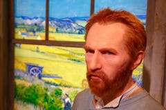 Van Gogh Wax Sculpture im Museum lizenzfreies stockbild Van Gogh Wax Sculpture im Museum lizenzfreies stockbild