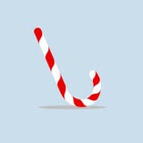 Van het het riet de Decoratieve heldere suikergoed van het Kerstmissuikergoed Gestreepte zoete stok van het riet voor Nieuwjaar e vector illustratie Van het het riet de Decoratieve heldere suikergoed van het Kerstmissuikergoed Gestreepte zoete stok van het riet voor Nieuwjaar e vector illustratie