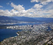 Vancouver - panoramische Ansicht lizenzfreie stockbilder Vancouver - panoramische Ansicht lizenzfreie stockbilder