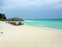 Varadero strand Cuba stock foto's Varadero strand Cuba stock foto's
