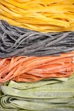 Variety of fresh raw homemade pasta stock photos Variety of fresh raw homemade pasta stock photos