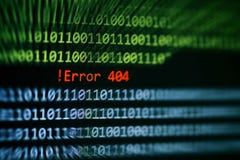 Varning för data för nummer för binär kod för teknologi! Meddelande för fel 404 på programvara för fel för problem för skärmskärm arkivbilder Varning för data för nummer för binär kod för teknologi! Meddelande för fel 404 på programvara för fel för problem för skärmskärm arkivbilder