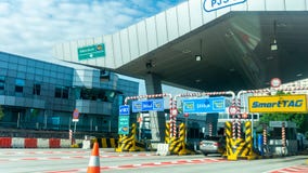 The Varoius Type Of Vehicle Road Toll Such As Touch Ngo And Smart Tag At Plus Highway Editorial Stock Photo Image Of Money Drive 166302123