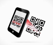 varredura do QR-código Imagens de Stock varredura do QR-código Imagens de Stock