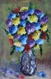 Vase Blumen, Stillleben vektor abbildung Vase Blumen, Stillleben vektor abbildung