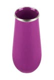 Vaso porpora del metallo isolato su bianco immagine stock libera da diritti Vaso porpora del metallo isolato su bianco immagine stock libera da diritti