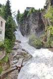 Vattenfallet i dåliga Gastein, Österrike arkivfoton Vattenfallet i dåliga Gastein, Österrike arkivfoton