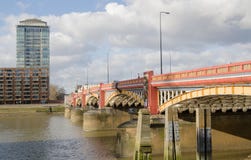 Vauxhall Bridge, London stock photography Vauxhall Bridge, London stock photography