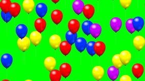 Vaya de fiesta los globos generó la pantalla verde video del lazo inconsútil Vaya de fiesta los globos generó la pantalla verde video del lazo inconsútil