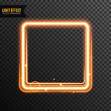 Vecteur d'effet de la lumière de rectangle transparent avec le scintillement d'or illustration de vecteur Vecteur d'effet de la lumière de rectangle transparent avec le scintillement d'or illustration de vecteur