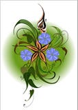 vecteur d'habit bariolé d'illustration de fleur de bouquet vecteur d'habit bariolé d'illustration de fleur de bouquet