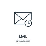 vecteur d'ic?ne de courrier de collection d'ensemble d'interaction Ligne mince illustration de vecteur d'ic?ne d'ensemble de cour illustration de vecteur vecteur d'ic?ne de courrier de collection d'ensemble d'interaction Ligne mince illustration de vecteur d'ic?ne d'ensemble de cour illustration de vecteur
