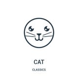 vecteur d'icône de chat de collection de classiques Ligne mince illustration de vecteur d'ic?ne d'ensemble de chat Symbole lin?ai illustration de vecteur vecteur d'icône de chat de collection de classiques Ligne mince illustration de vecteur d'ic?ne d'ensemble de chat Symbole lin?ai illustration de vecteur