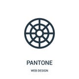 vecteur d'icône de pantone de collection de conception web Ligne mince illustration de vecteur d'ic?ne d'ensemble de pantone illustration stock vecteur d'icône de pantone de collection de conception web Ligne mince illustration de vecteur d'ic?ne d'ensemble de pantone illustration stock