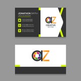 Vecteur de calibre de conception de Logo Business Card de lettre d'abrégé sur photographie d'AZ illustration libre de droits Vecteur de calibre de conception de Logo Business Card de lettre d'abrégé sur photographie d'AZ illustration libre de droits