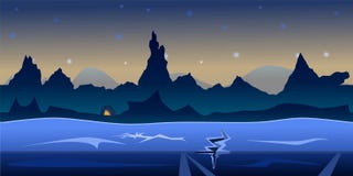 Vecteur de fond de nuit de jeu sans couture illustration libre de droits Vecteur de fond de nuit de jeu sans couture illustration libre de droits