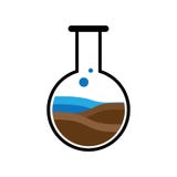 Vecteur de logo de nature de laboratoires illustration libre de droits Vecteur de logo de nature de laboratoires illustration libre de droits