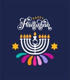 Vecteur marquant avec des lettres le texte Hanoucca, bougie Festival juif de célébration de lumières, fond de fête, menorah, Davi illustration de vecteur Vecteur marquant avec des lettres le texte Hanoucca, bougie Festival juif de célébration de lumières, fond de fête, menorah, Davi illustration de vecteur
