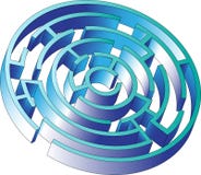 Vecteur Maze Game Photos libres de droits Vecteur Maze Game Photos libres de droits