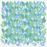 Vecteur patern de fond de feuille impressionnante abstraite librement illustration stock Vecteur patern de fond de feuille impressionnante abstraite librement illustration stock