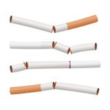 Vecteur réglé par cigarettes cassées Mises à mort de tabagisme Quittez fumer et épargnez l'argent Monde aucun jour de tabac Illus illustration libre de droits Vecteur réglé par cigarettes cassées Mises à mort de tabagisme Quittez fumer et épargnez l'argent Monde aucun jour de tabac Illus illustration libre de droits