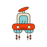 Vecteur volant d'icône de voiture d'isolement sur le fond blanc, signe volant de voiture, symboles de technologie illustration stock Vecteur volant d'icône de voiture d'isolement sur le fond blanc, signe volant de voiture, symboles de technologie illustration stock