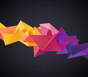 Vector Abstract Crystal 3d Faceted Geometric Origami Rainbow Background Stock Photos Vector Abstract Crystal 3d Faceted Geometric Origami Rainbow Background Stock Photos