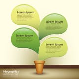Vector abstract 3d paper infographics royalty free illustration Vector abstract 3d paper infographics royalty free illustration