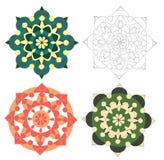 Geometrical elements in different colors Royalty Free Stock Photography Geometrical elements in different colors Royalty Free Stock Photography
