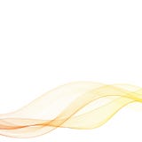 Vector of abstract wave lines gold flowing isolated on white background for design elements or separator in concept of luxury stock illustration Vector of abstract wave lines gold flowing isolated on white background for design elements or separator in concept of luxury stock illustration
