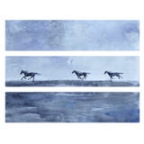 Vector abstracte illustratie van de paard de hand getrokken waterverf, horizontale banner met paardenkoers, wild dier, malplaatje vector illustratie Vector abstracte illustratie van de paard de hand getrokken waterverf, horizontale banner met paardenkoers, wild dier, malplaatje vector illustratie
