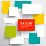 Vector abstracte rechthoekenillustratie als achtergrond/infographic malplaatje royalty-vrije illustratie Vector abstracte rechthoekenillustratie als achtergrond/infographic malplaatje royalty-vrije illustratie