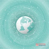 Technological development and communication. Point and curve constructed the sphere wireframe, sense abstract illustration. vector illustration Technological development and communication. Point and curve constructed the sphere wireframe, sense abstract illustration. vector illustration