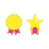Vector badge icon. stock illustration Vector badge icon. stock illustration