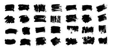 Vector black paint, ink brush stroke, brush. Scribble texture. royalty free illustration Vector black paint, ink brush stroke, brush. Scribble texture. royalty free illustration