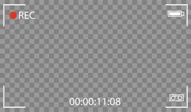 Vector Black Transparent Camera Rec Interface View Clipart And Illustrations