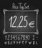 Vector blackboard imitation, Price Tag Set vector illustration Vector blackboard imitation, Price Tag Set vector illustration