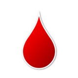 Vector Blood Drop Icon, Isolated Royalty Free Stock Image Vector Blood Drop Icon, Isolated Royalty Free Stock Image