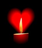 Vector candle love